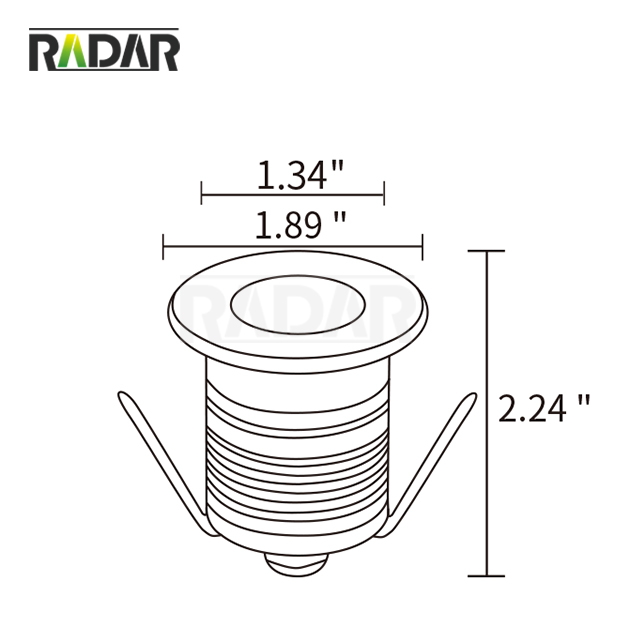 RGl-W6811 뛰어난 청동 교수형 LED Inground Light