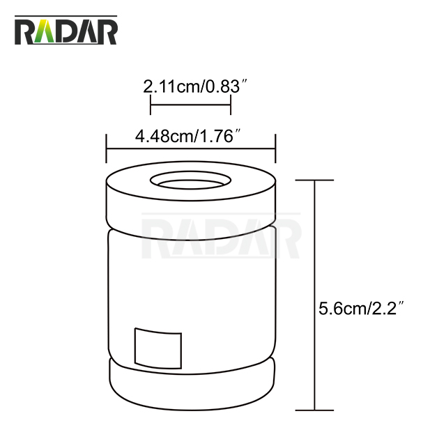 RGL-W6812 블랙 알루미늄 체인 라이트