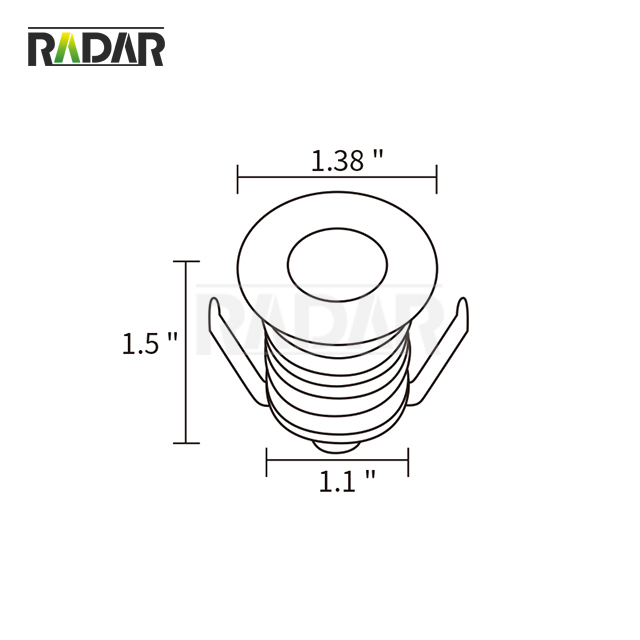 RGL-W6810 장식용 저전압 청동 LED 실내 조명