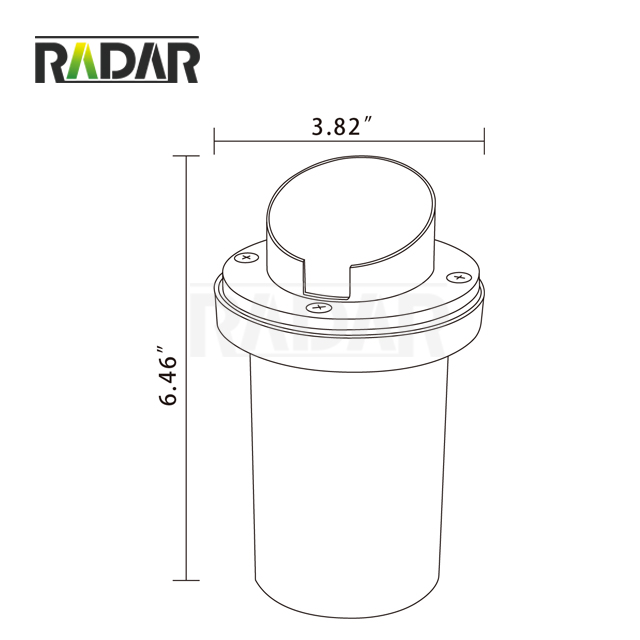 RGL-8803-BBR 현대 저전압 led Inground Light