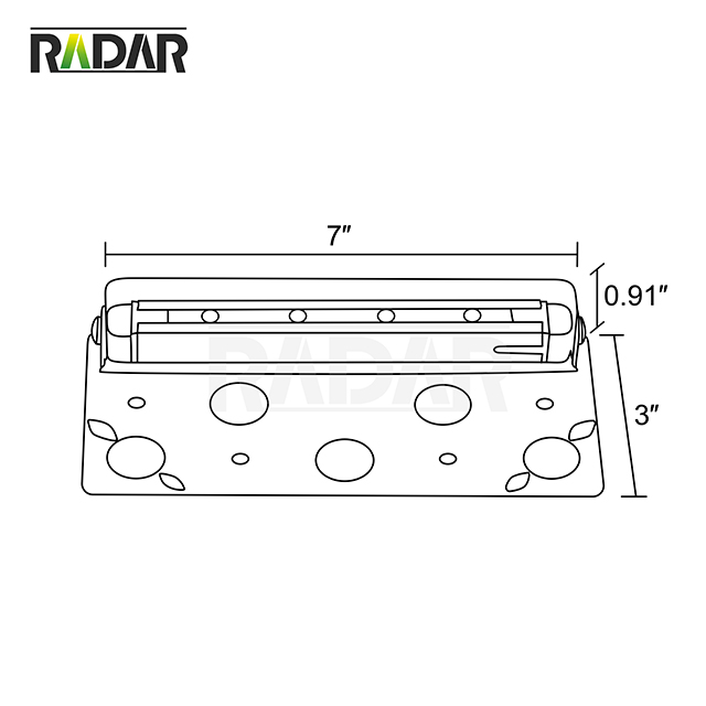 RHL-8501R-ABZ 장식용 컬러 황동 LED Hardscape 조명